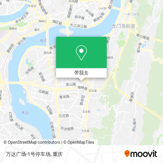 万达广场-1号停车场地图