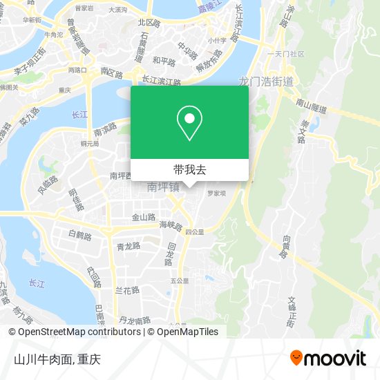 山川牛肉面地图