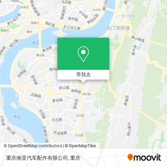 重庆南亚汽车配件有限公司地图