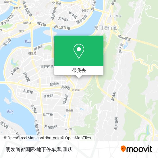 明发尚都国际-地下停车库地图