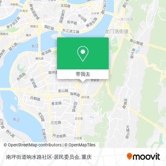 南坪街道响水路社区-居民委员会地图