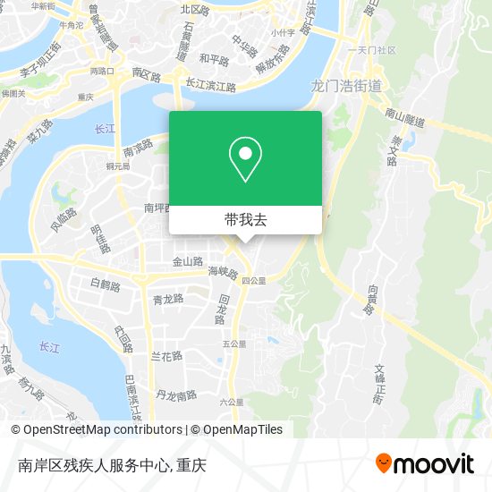 南岸区残疾人服务中心地图