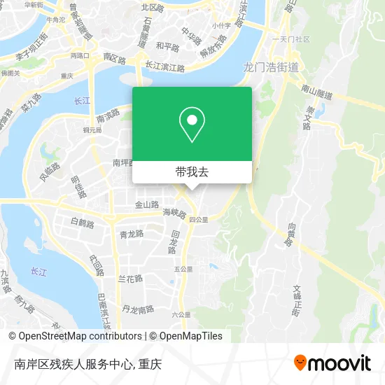 南岸区残疾人服务中心地图
