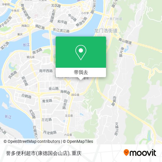 誉多便利超市(康德国会山店)地图