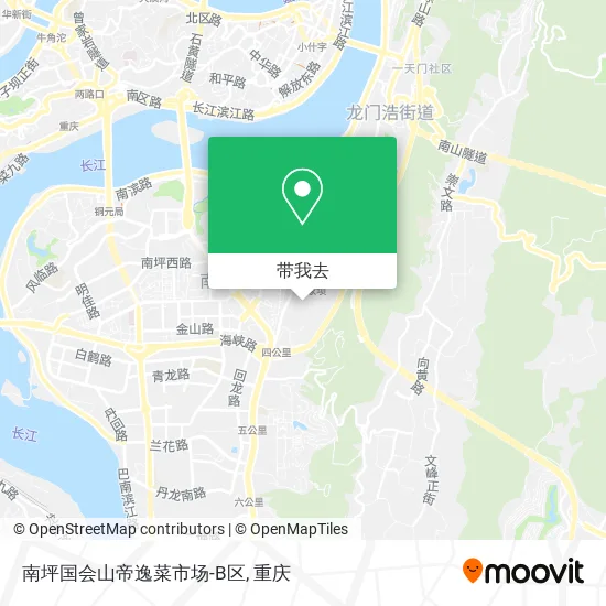 南坪国会山帝逸菜市场-B区地图