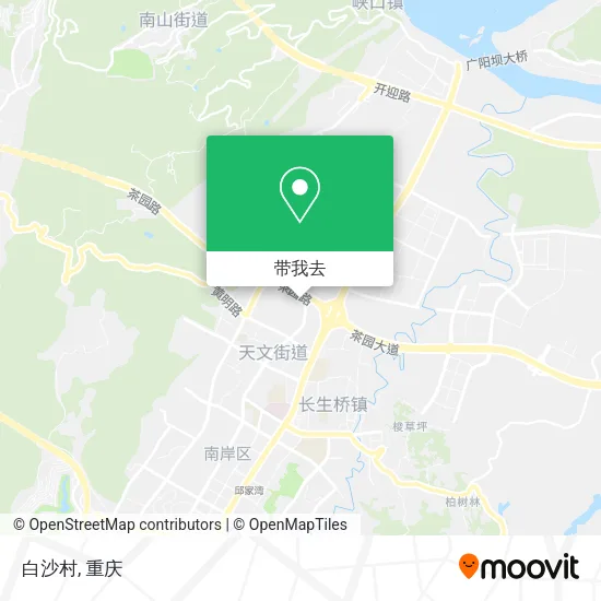 白沙村地图