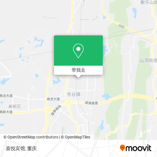 喜悦宾馆地图