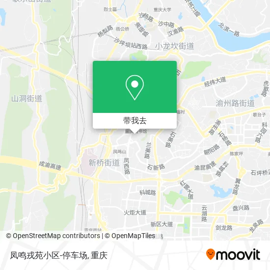 凤鸣戎苑小区-停车场地图