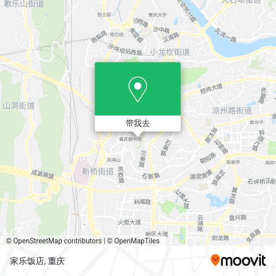 家乐饭店地图