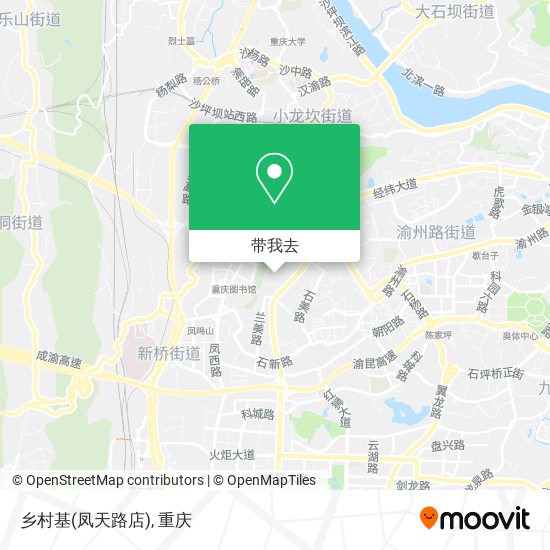 乡村基(凤天路店)地图