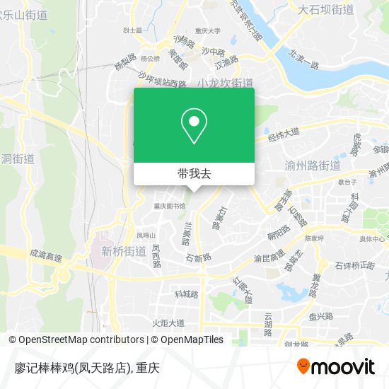 廖记棒棒鸡(凤天路店)地图
