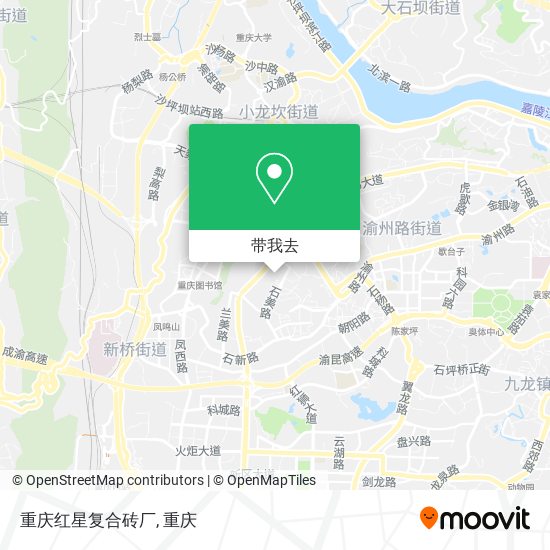 重庆红星复合砖厂地图