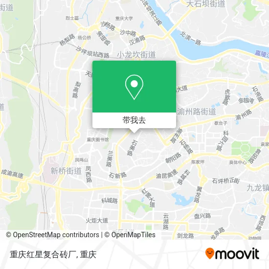 重庆红星复合砖厂地图