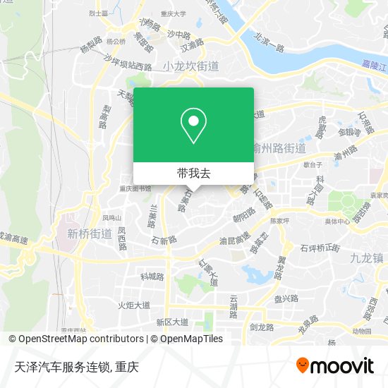 天泽汽车服务连锁地图