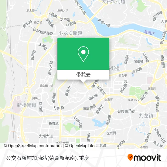 公交石桥铺加油站(荣鼎新苑南)地图
