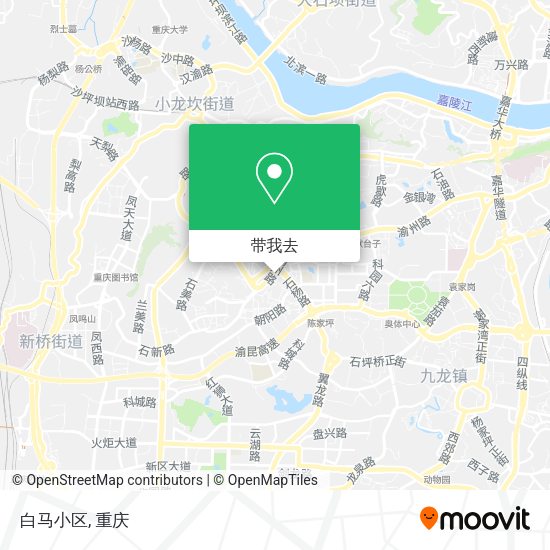 白马小区地图