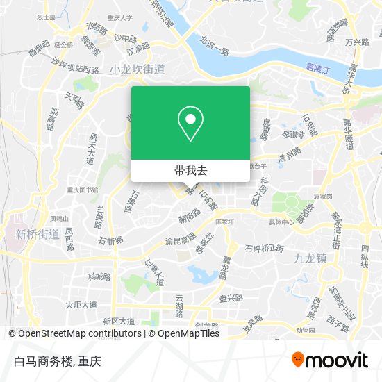 白马商务楼地图