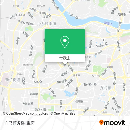 白马商务楼地图