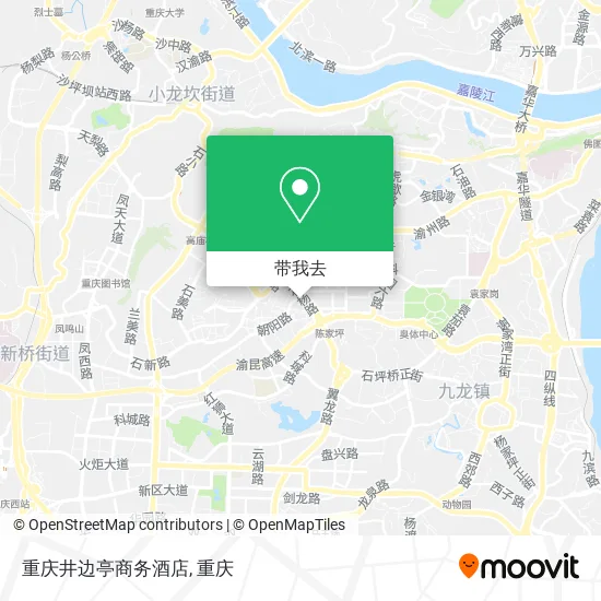 重庆井边亭商务酒店地图