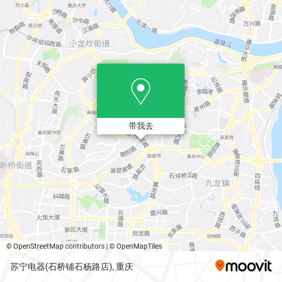 苏宁电器(石桥铺石杨路店)地图