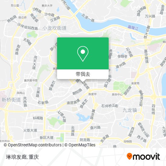 琳琅发廊地图