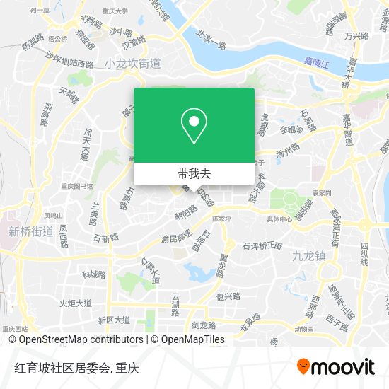 红育坡社区居委会地图