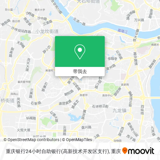 重庆银行24小时自助银行(高新技术开发区支行)地图