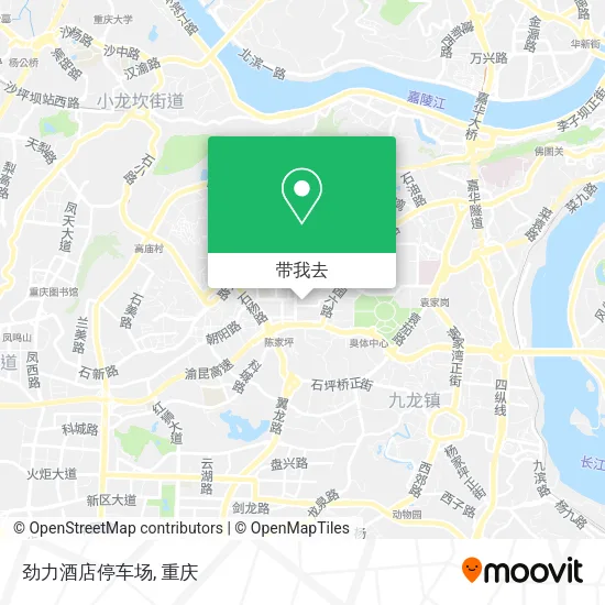 劲力酒店停车场地图