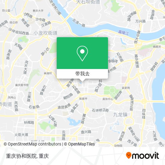 重庆协和医院地图
