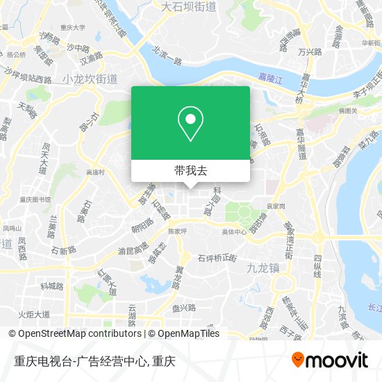 重庆电视台-广告经营中心地图