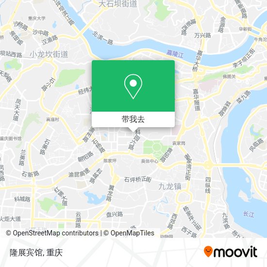 隆展宾馆地图