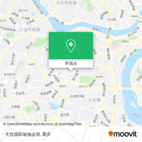 天悦国际瑜伽会馆地图