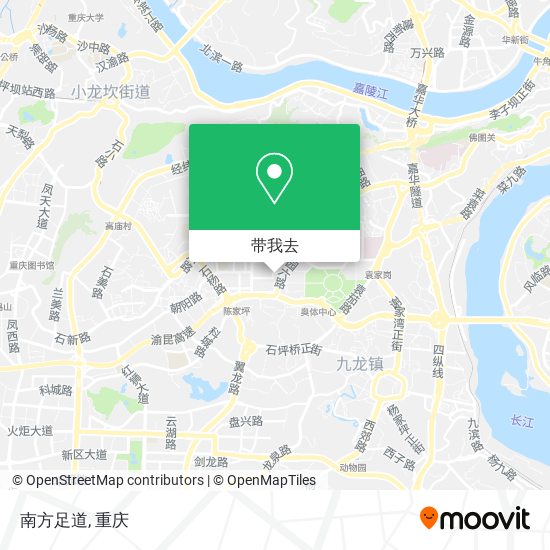 南方足道地图