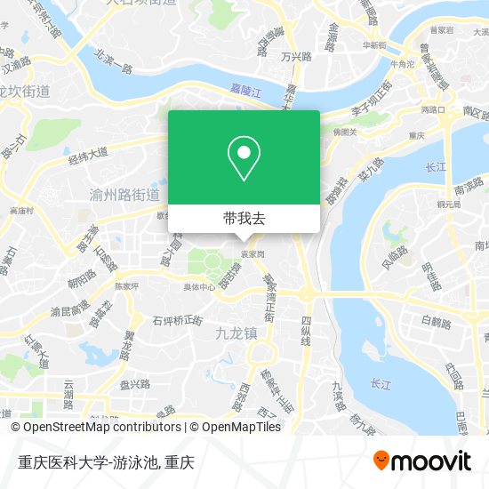 重庆医科大学-游泳池地图