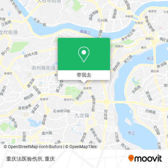 重庆法医验伤所地图
