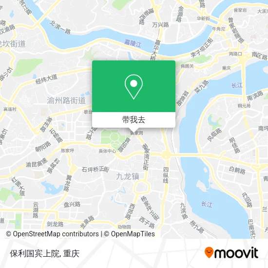 保利国宾上院地图