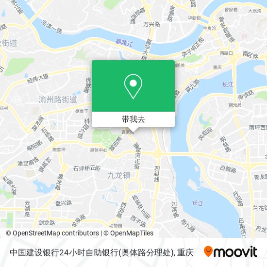 中国建设银行24小时自助银行(奥体路分理处)地图