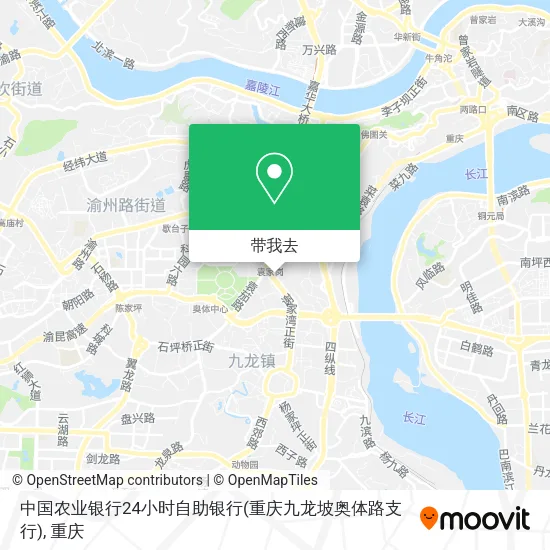 中国农业银行24小时自助银行(重庆九龙坡奥体路支行)地图