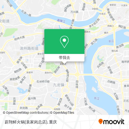 蔚翔鲜火锅(袁家岗总店)地图
