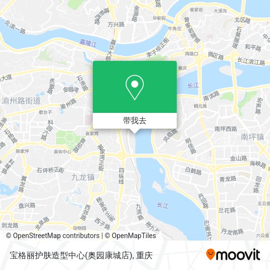 宝格丽护肤造型中心(奥园康城店)地图