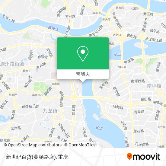 新世纪百货(黄杨路店)地图