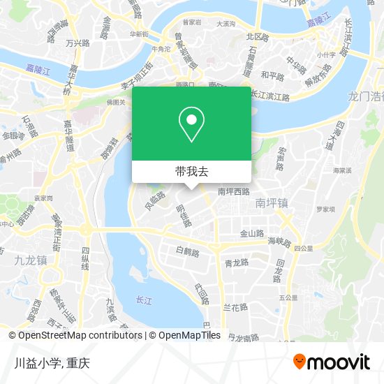 川益小学地图