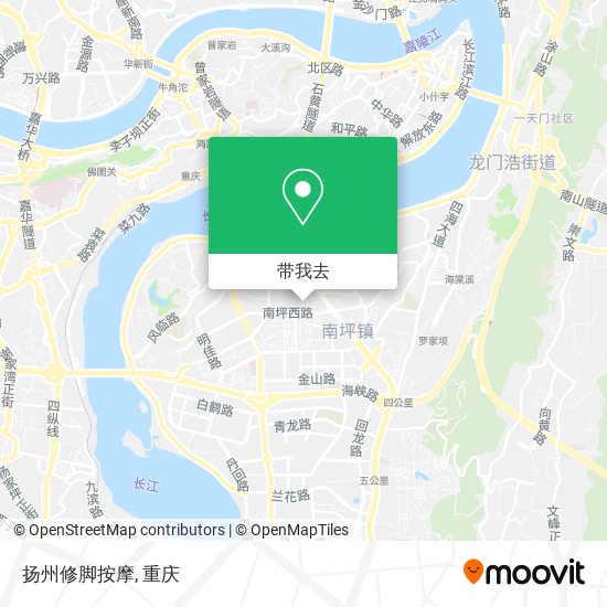 扬州修脚按摩地图
