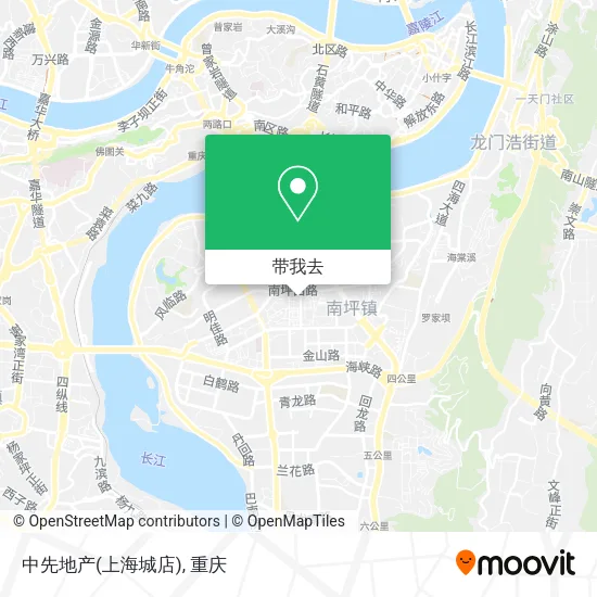 中先地产(上海城店)地图