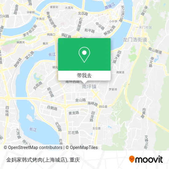 金妈家韩式烤肉(上海城店)地图