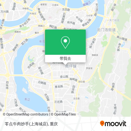 零点牛肉抄手(上海城店)地图
