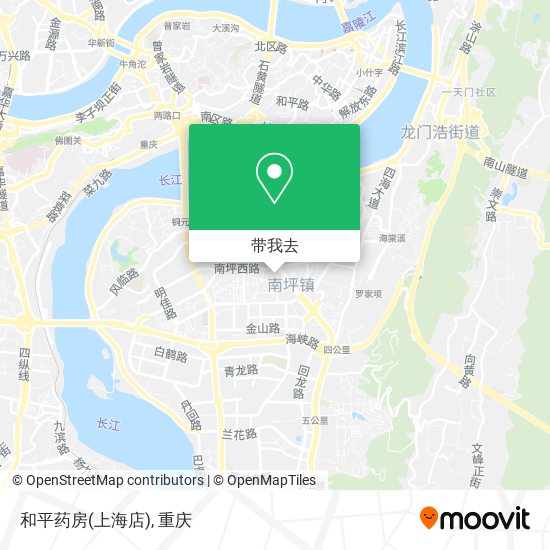 和平药房(上海店)地图