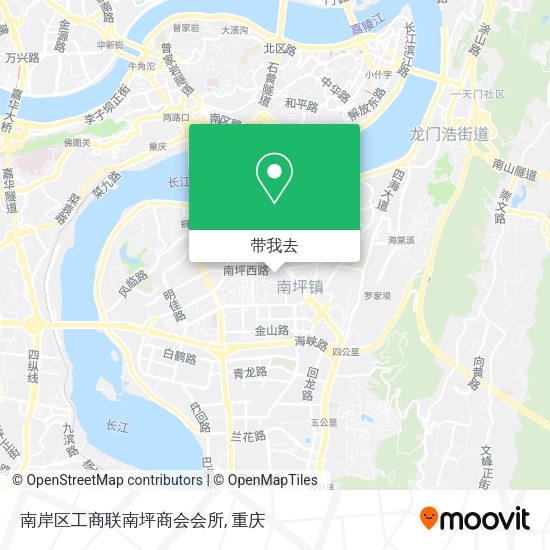 南岸区工商联南坪商会会所地图