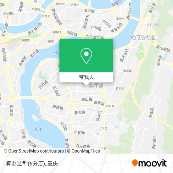 椰岛造型(6分店)地图