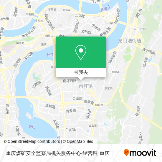 重庆煤矿安全监察局机关服务中心-经营科地图